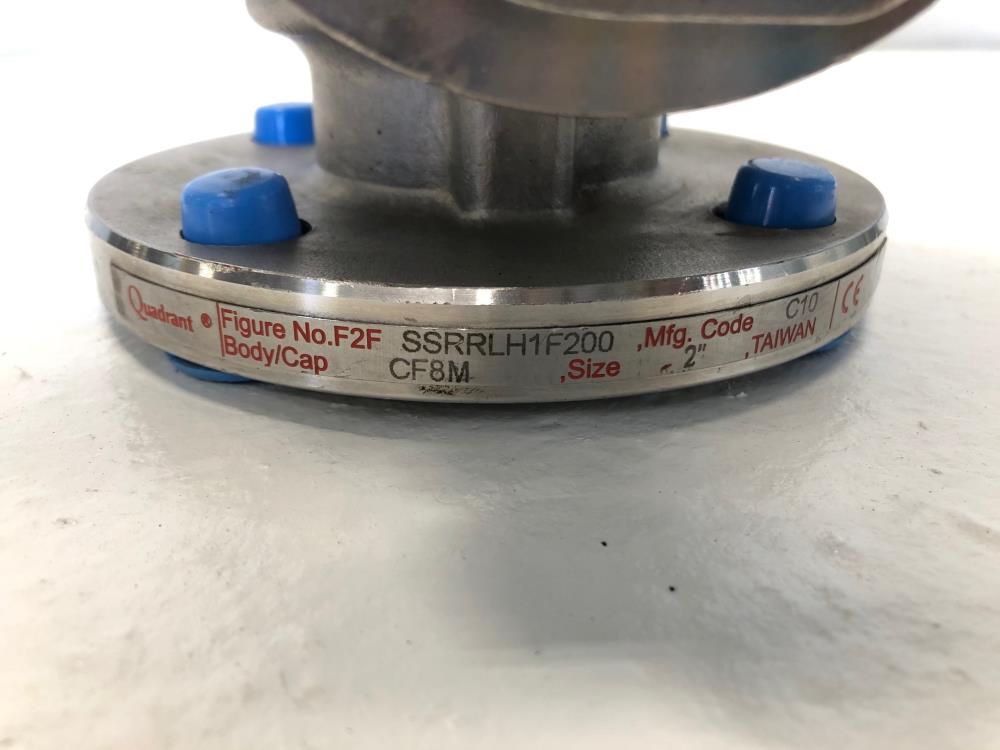 Quadrant AF FP 2" 150# CF8M Ball Valve F2F-SSRRLH1F200